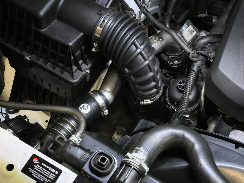 aFe 16-20 GM Colorado/Canyon L4-2.8L (td) BladeRunner 2in Stainless Steel Hot Charge Pipe Intercoolers aFe