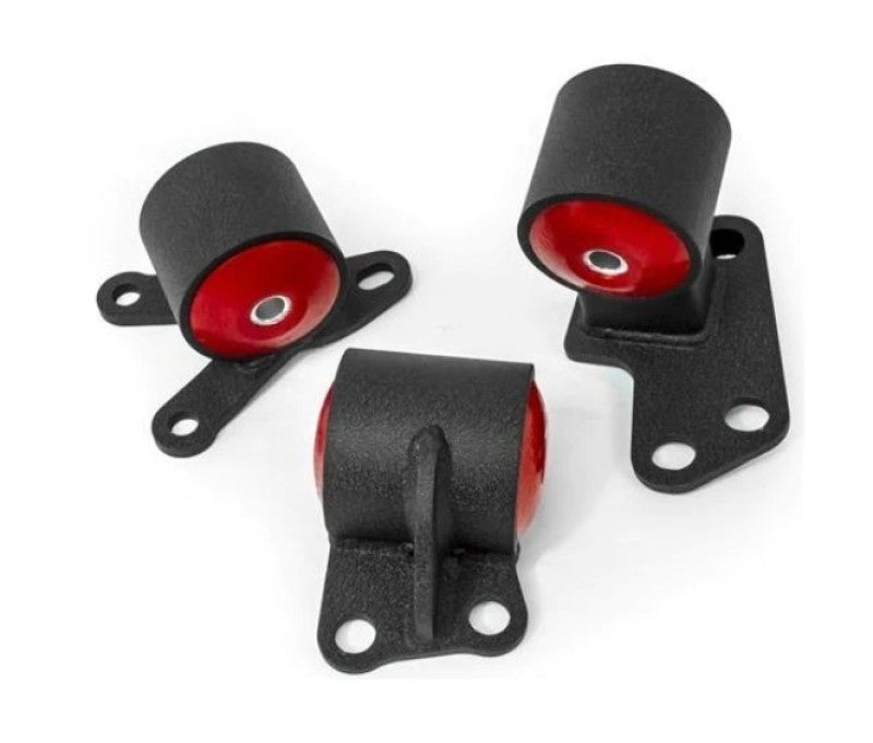 Innovative 92-95 Civic B/D Series Black Steel Mounts 85A Bushings (Auto to Manual Hydro 2 Bolt) Engine Mounts Innovative Mounts