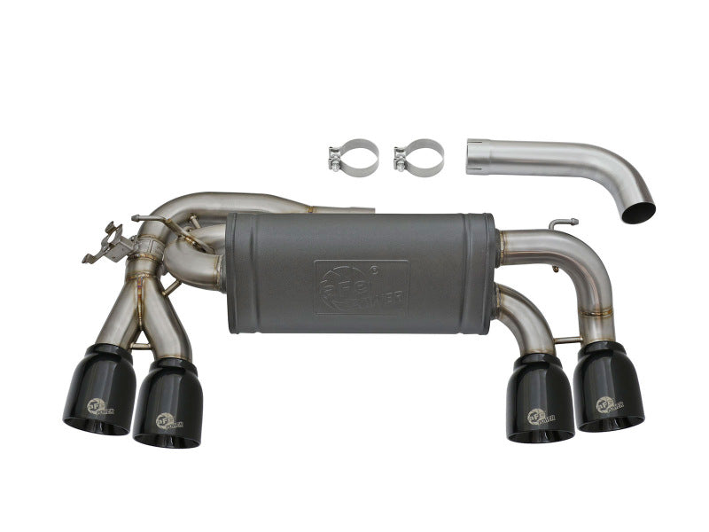 aFe MACHForce XP 3in - 2 1/2in Axle Back 304SS Exhaust w/ Black Tips 16-17 BMW M2 (f87) Axle Back aFe