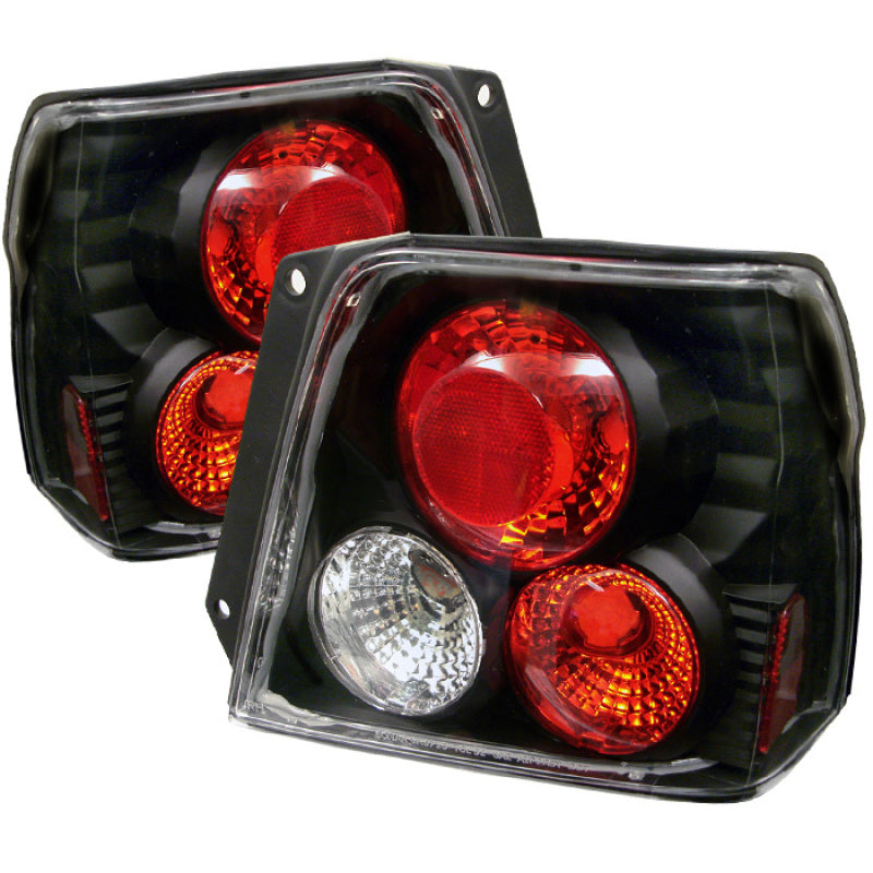 Spyder Toyota Tercel 95-98 Euro Style Tail Lights Black ALT-YD-TTER95-BK Tail Lights SPYDER