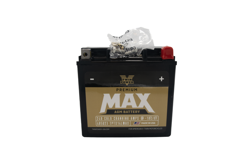 Twin Power GYZ-16HL Premium MAX Battery Replaces H-D 65958-04 Made in USA 240 CCA Batteries TwinPower