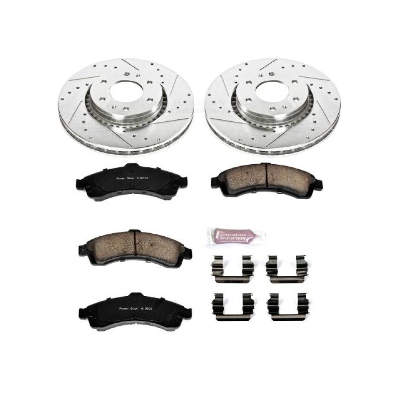 Power Stop 04-05 Buick Rainier Front Z23 Evolution Sport Brake Kit Brake Kits - Performance D&S PowerStop