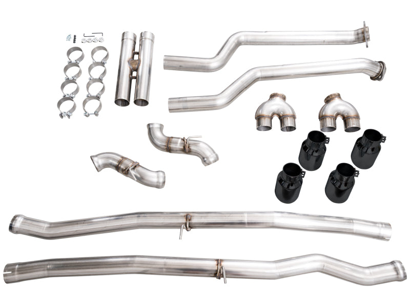 AWE Tuning BMW G90/G99 M5 Track Edition Cat-Back Exhaust - Diamond Black Tips Catback AWE Tuning