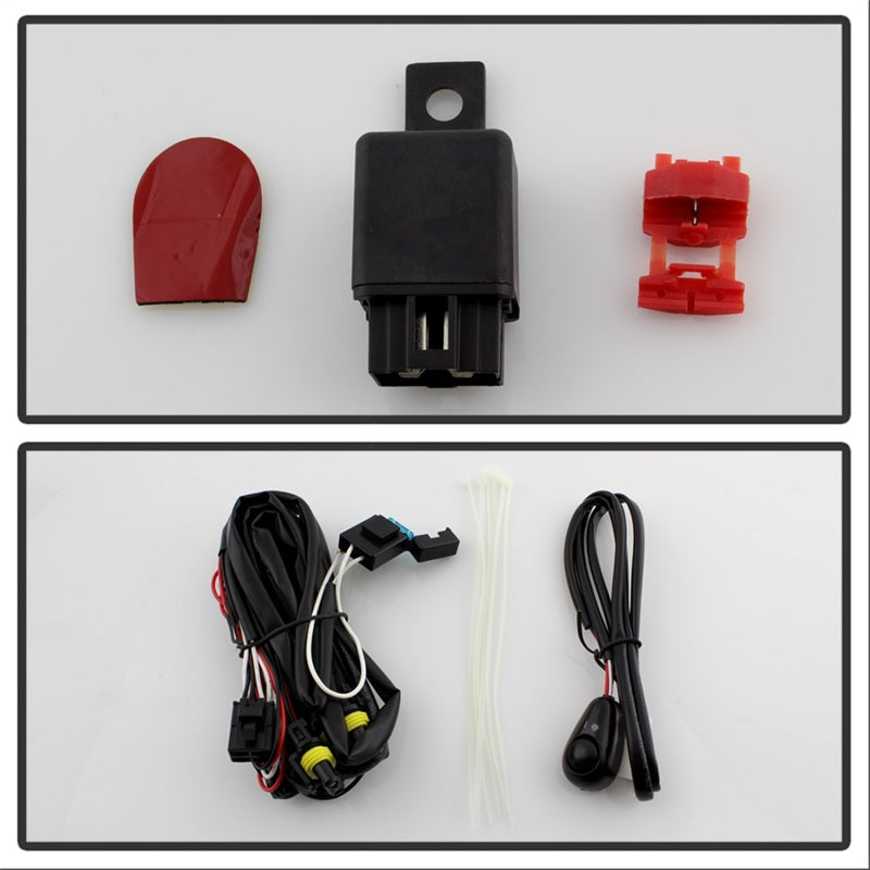 Spyder Dodge Durango 2011-2015 OEM Fog Light W/Universal Switch- Clear FL-DDU2011-C Fog Lights SPYDER