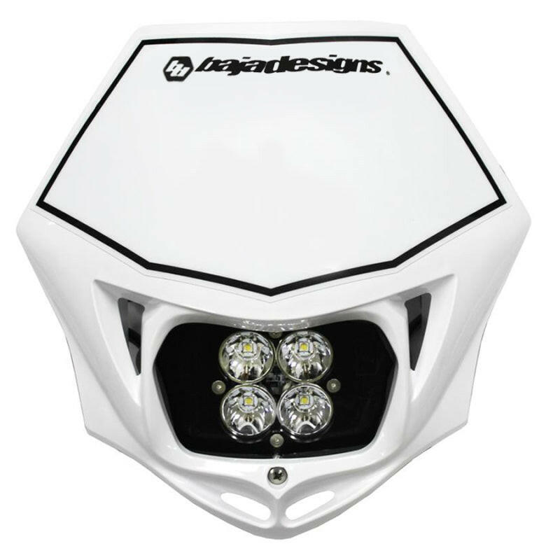 Baja Designs Motorcycle Race Light LED AC White Squadron Sport Light Bars & Cubes Baja Designs