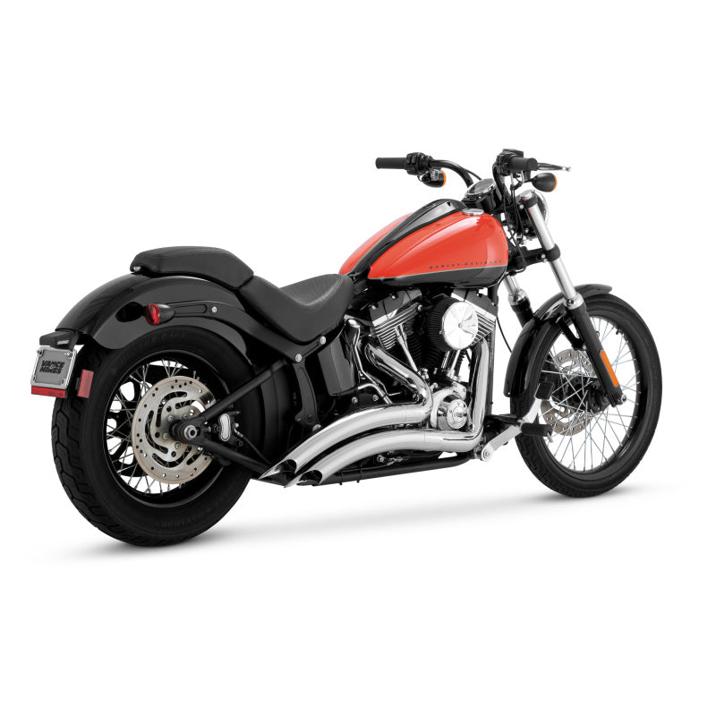 Vance & Hines HD Softail Big Radius 2-2 86-17 Chrome PCX Full System Exhaust Powersports Exhausts Vance and Hines