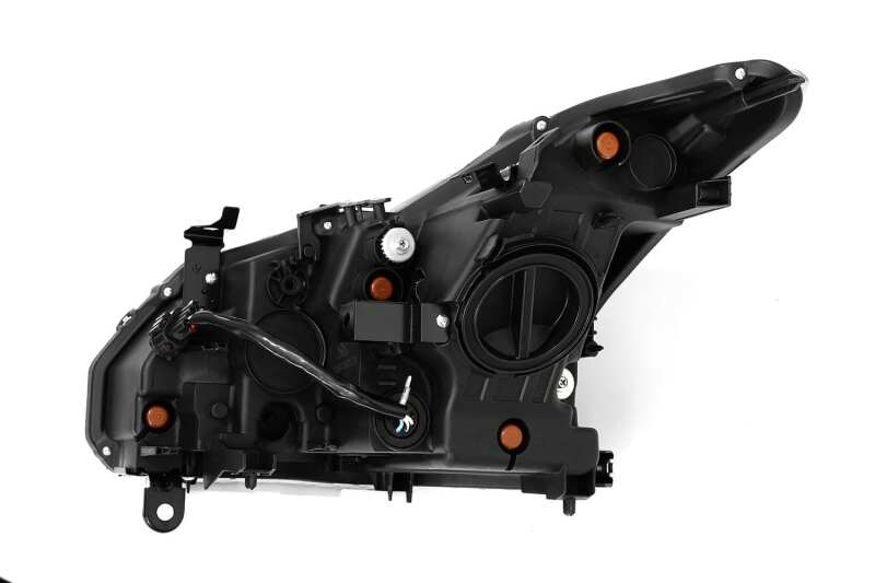 AlphaRex 08-13 Infiniti G37 NOVA LED Proj Headlights Alpha Black w/Activ Light/Seq Signal/Switch DRL Headlights AlphaRex