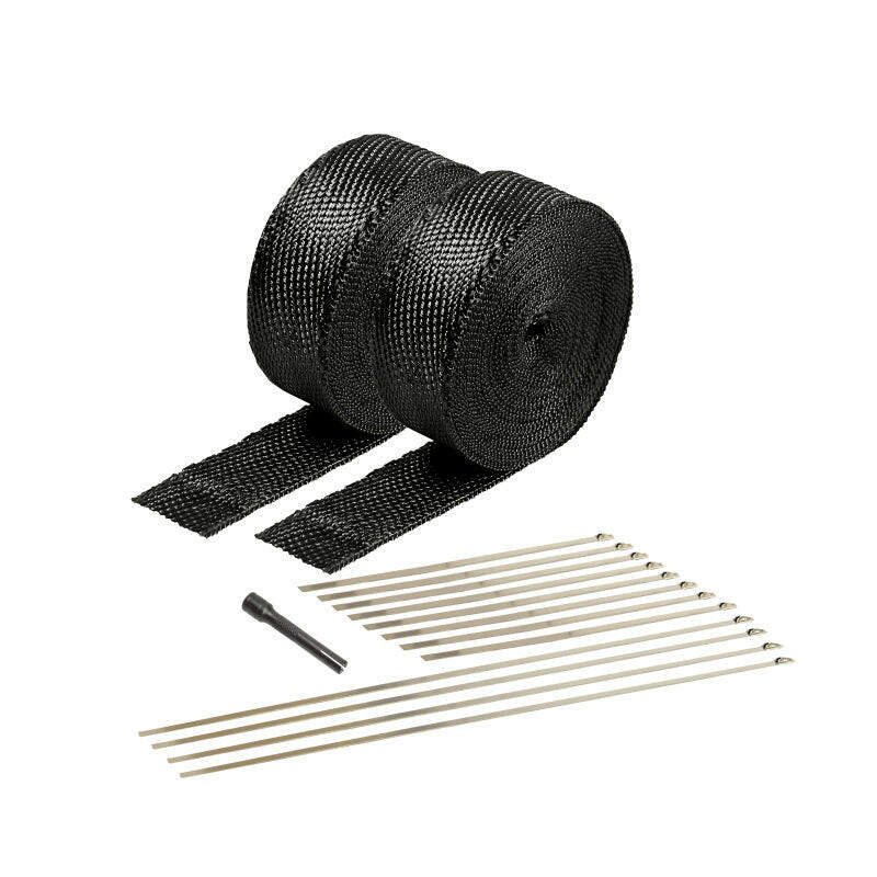 DEI Exhaust Wrap Kit - Black Titanium Wrap Locking Ties & Locking Tie Tool Exhaust Wrap DEI