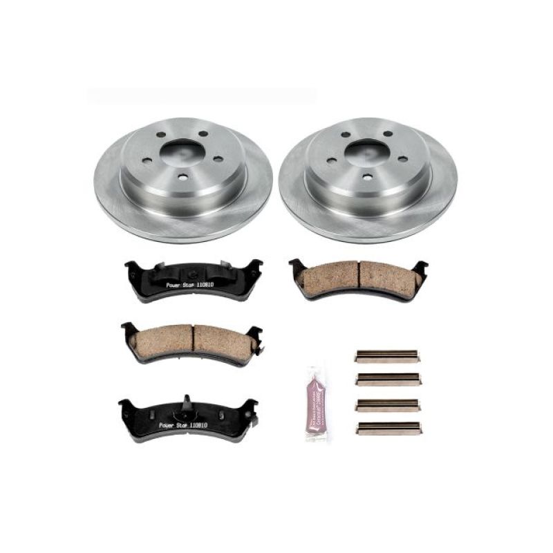 Power Stop 01-02 Ford Explorer Sport Rear Autospecialty Brake Kit Brake Kits - OE PowerStop