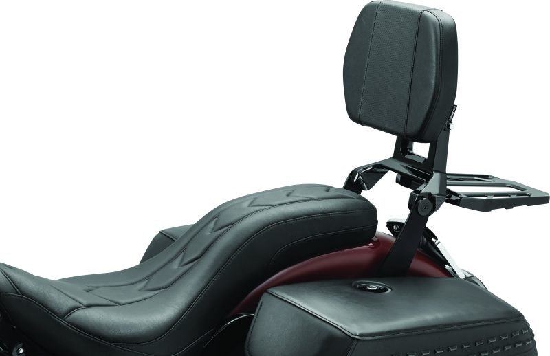 Kuryakyn Neo Driver & Passenger Backrest Black Seats Kuryakyn