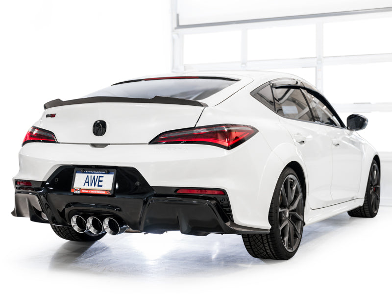AWE Tuning 2024 Acura Integra Type S DE5 FWD Touring Edition Exhaust w/ Triple Chrome Silver Tips Catback AWE Tuning
