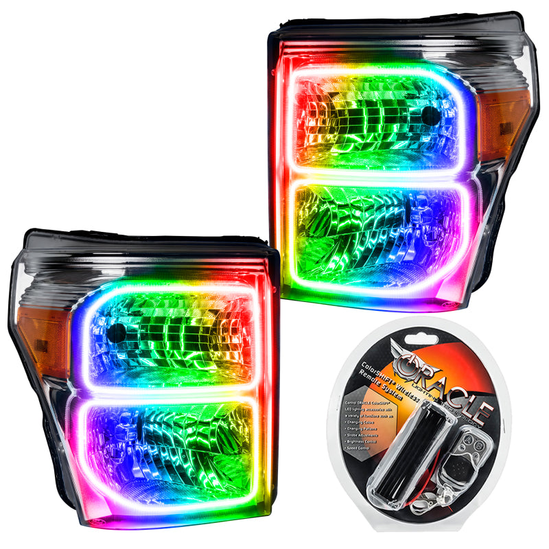 Oracle 11-16 Ford F250/350 LED HL - ColorSHIFT Headlights ORACLE Lighting