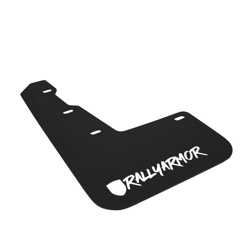 Rally Armor 15-21 Subaru WRX/STI Black Mud Flap White Altered Font Logo Mud Flaps Rally Armor