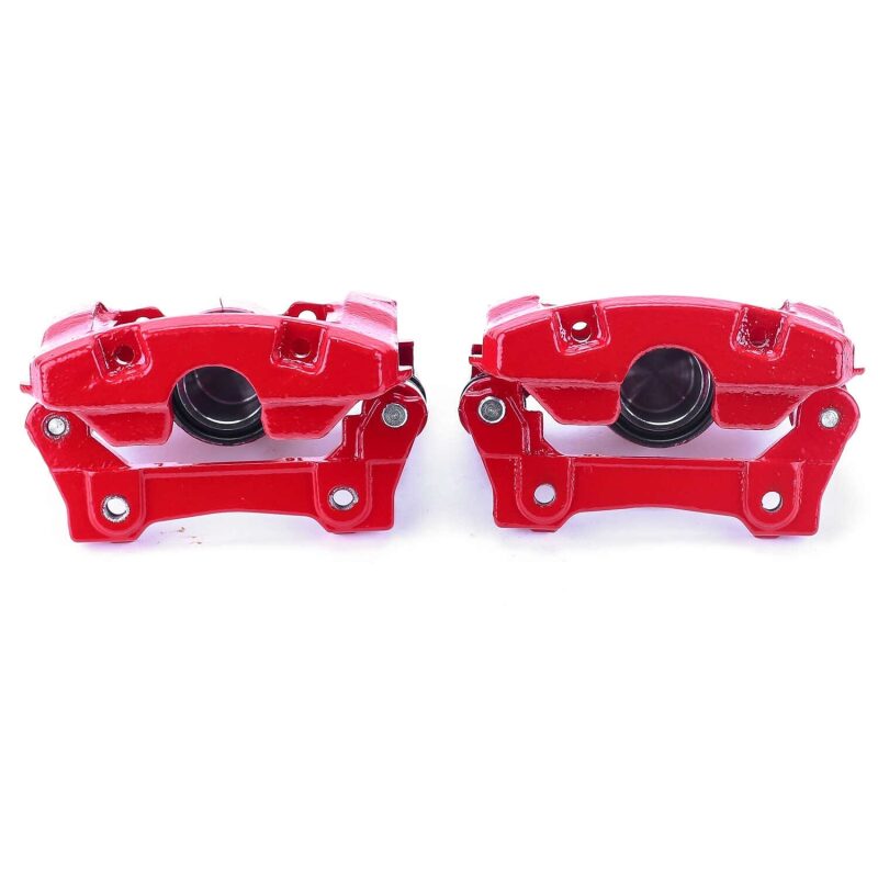Power Stop 07-11 Lexus GS350 Rear Red Calipers w/Brackets - Pair Brake Calipers - Perf PowerStop