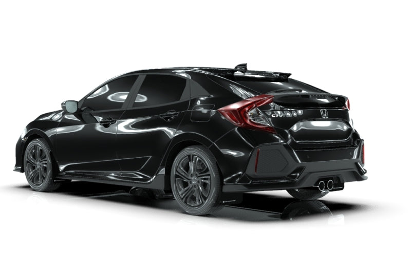 Rally Armor 17-21 Honda Civic Sport/Sport Touring Black UR Mud Flap w/White Logo Mud Flaps Rally Armor