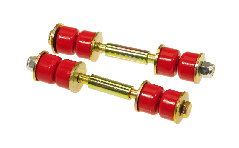 Prothane Universal End Link Set - 3 1/2in Mounting Length - Red Sway Bar Bushings Prothane