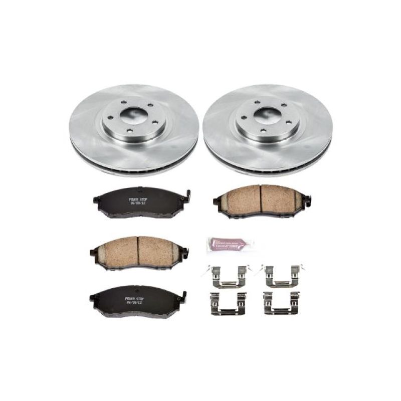 Power Stop 11-14 Nissan Murano Front Autospecialty Brake Kit Brake Kits - OE PowerStop