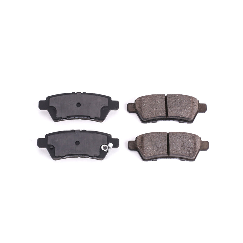 Power Stop 05-12 Nissan Pathfinder Rear Z16 Evolution Ceramic Brake Pads Brake Pads - OE PowerStop