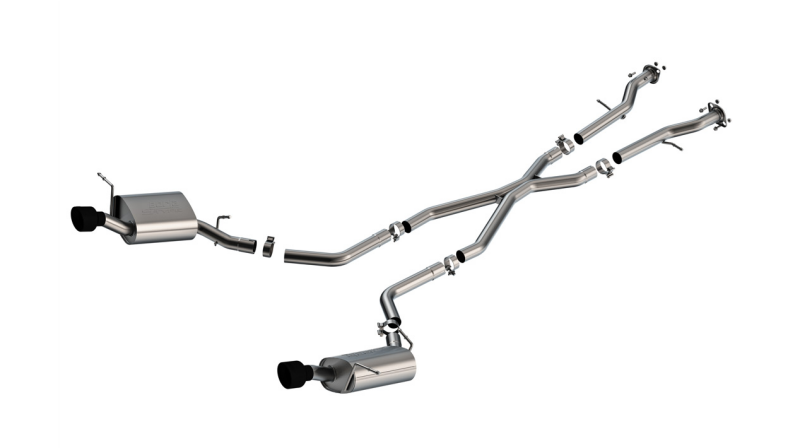 Borla 11-25 Dodge Durango 3.6L V6/5.7L V8 2+4WD S-Type Catback Exhaust - 4.5in Ceramic Black Tips Catback Borla