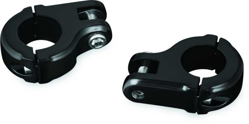 Kuryakyn Brute Highway Peg Mount Black Footpegs Kuryakyn