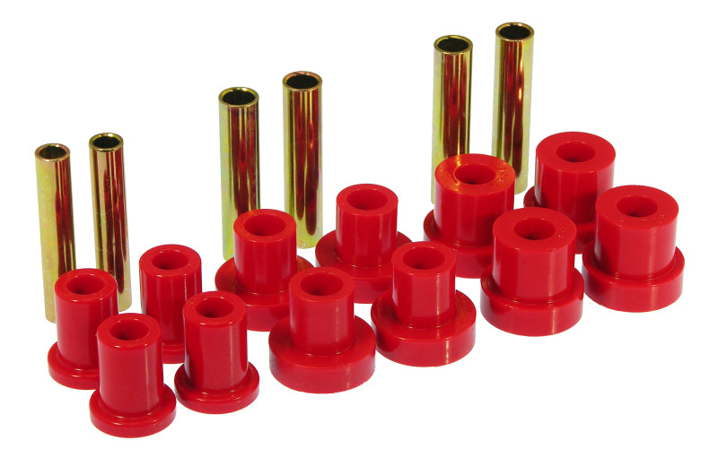 Prothane 88-91 Chevy Blazer/Suburban 4wd Front Spring Bushings - Red Bushing Kits Prothane