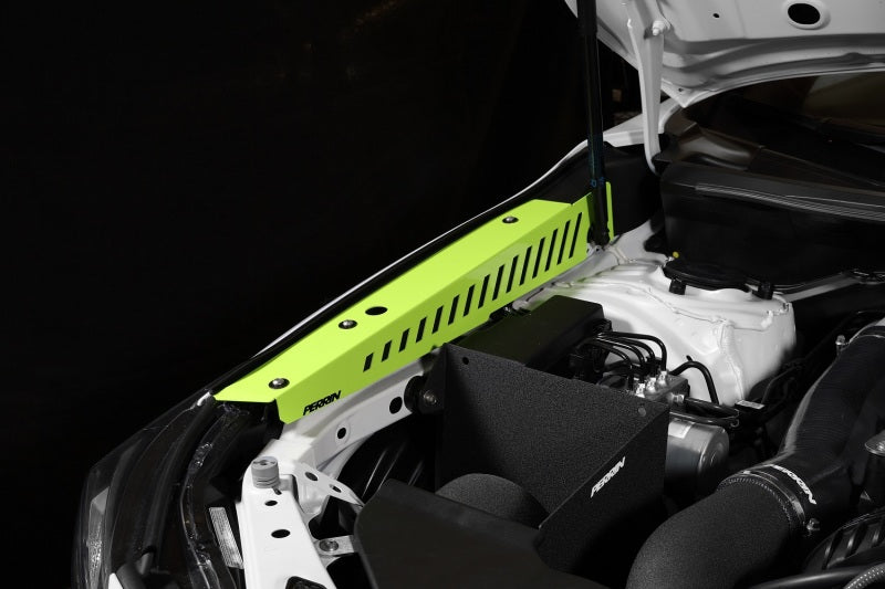 PERRIN 22-25 Subaru WRX Fender Shroud Set - Neon Yellow Exterior Trim Perrin Performance