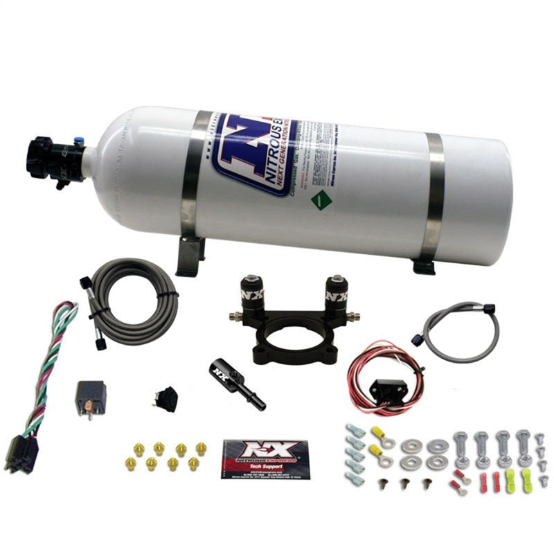 Nitrous Express 13-16 Dodge Dart 2.0L Nitrous Plate Kit (35-100HP) w/15lb Bottle Nitrous Systems Nitrous Express