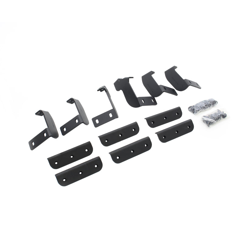 Go Rhino 2022 Toyota Tundra Crew Max Brackets for Dominator Extreme SideSteps - Tex. Black Brackets Go Rhino