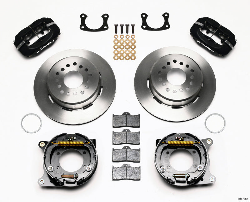Wilwood Forged Dynalite P/S Park Brake Kit New Big Ford 2.36in Offset Big Brake Kits Wilwood
