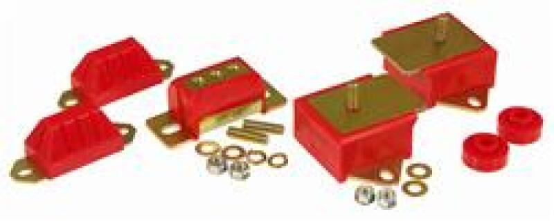 Prothane 76-86 Jeep CJ5/7/8 Drivetrain Kit - Red Bushing Kits Prothane
