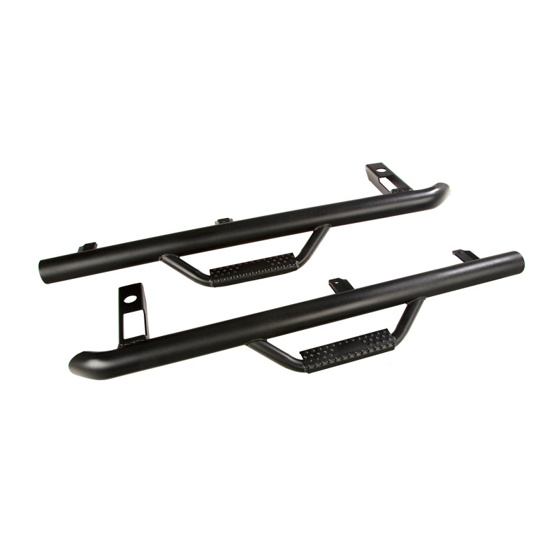Rugged Ridge Spartan Nerf Bar Textured Black 97-06 Jeep Wrangler TJ Nerf Bars Rugged Ridge