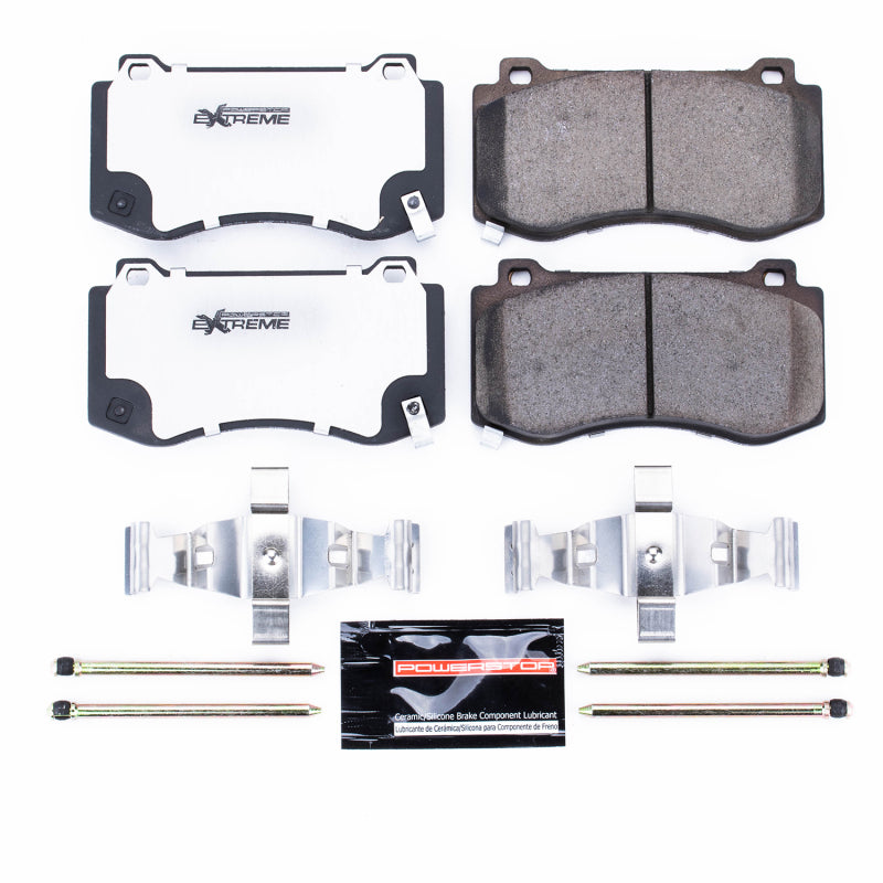 Power Stop 05-10 Chrysler 300 Front Z26 Extreme Street Brake Pads w/Hardware Brake Pads - Performance PowerStop