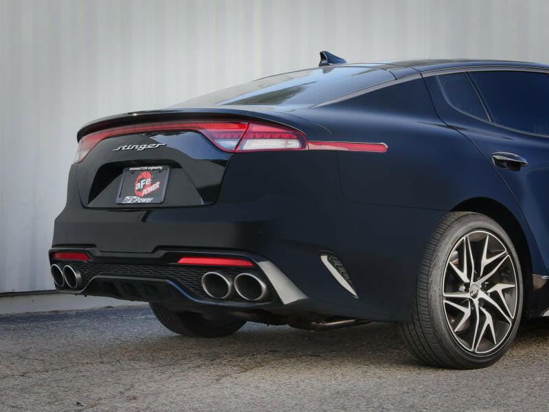 aFe 22-23 Kia Stinger L4-2.5L Turbo Gemini XV 3in to Dual 2-1/2in Cat-Back Exhaust System w/ Cut-Out Catback aFe