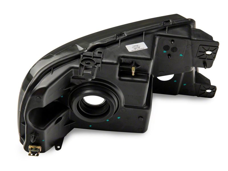 Raxiom 04-08 Ford F-150 Axial Series OEM Style Replacement Headlights- Chrome Housing- Smoked Lens Headlights Raxiom