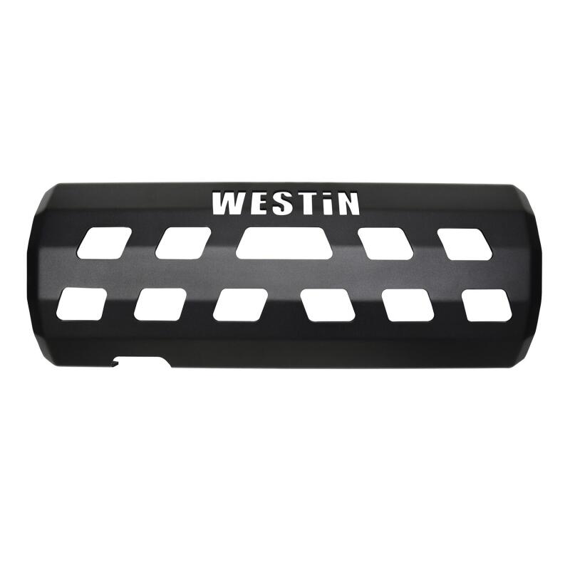 Westin 18-22 Jeep Wrangler JL (Excl. 4xe) Muffler Skid Plate - Tex. Blk Skid Plates Westin