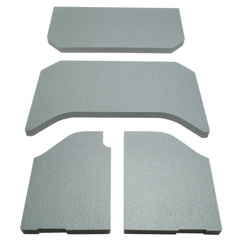 DEI 07-10 Jeep Wrangler JK 4-Door Boom Mat Headliner - 4 Piece - Gray Hard Top Accessories DEI