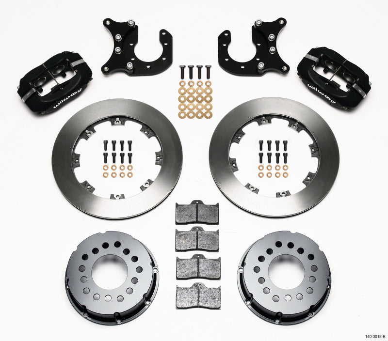 Wilwood Forged Dynalite P/S Rear Kit Ford 8.8 w/2.5in Offset-5 Lug Big Brake Kits Wilwood