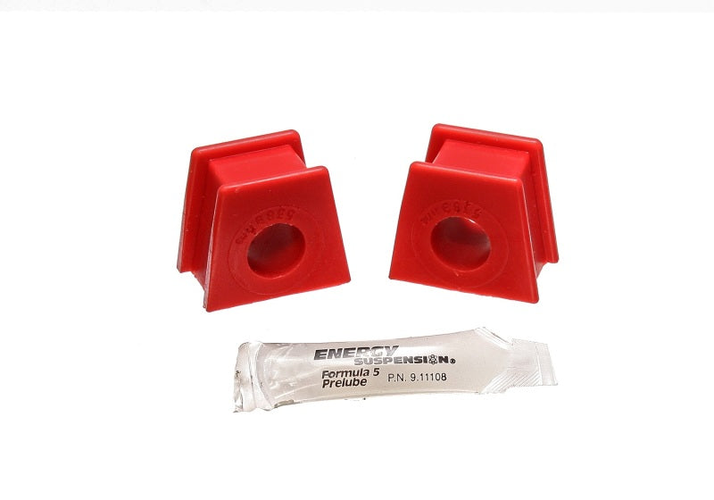 Energy Suspension 77-80 MG MGB Red Rear 11/16in Sway Bar Bushing Set Bushing Kits Energy Suspension