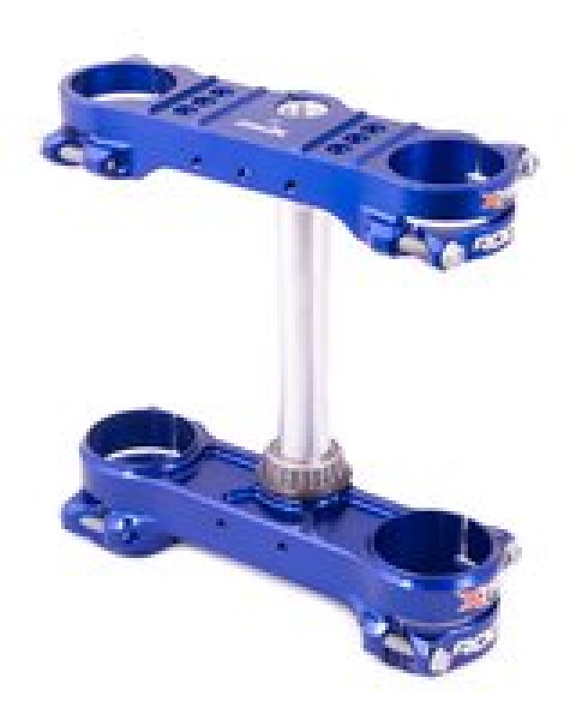 XTrig 14-19 Husqvarna FC 250/450/ TC 125/250 ROCS Tech Triple Clamp 22 mm. Offset M12 - Blue Clamps XTrig