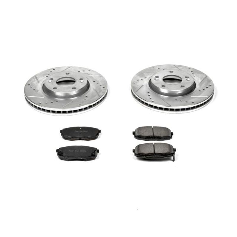 Power Stop 10-13 Kia Forte Front Z23 Evolution Sport Brake Kit Brake Kits - Performance D&S PowerStop