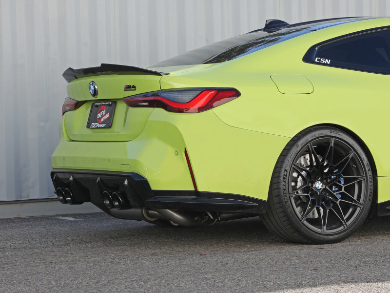 aFe MACHForce XP Exhausts Cat-Back SS 21 BMW M2 Competition L6-3.0L w/Black Tips Catback aFe