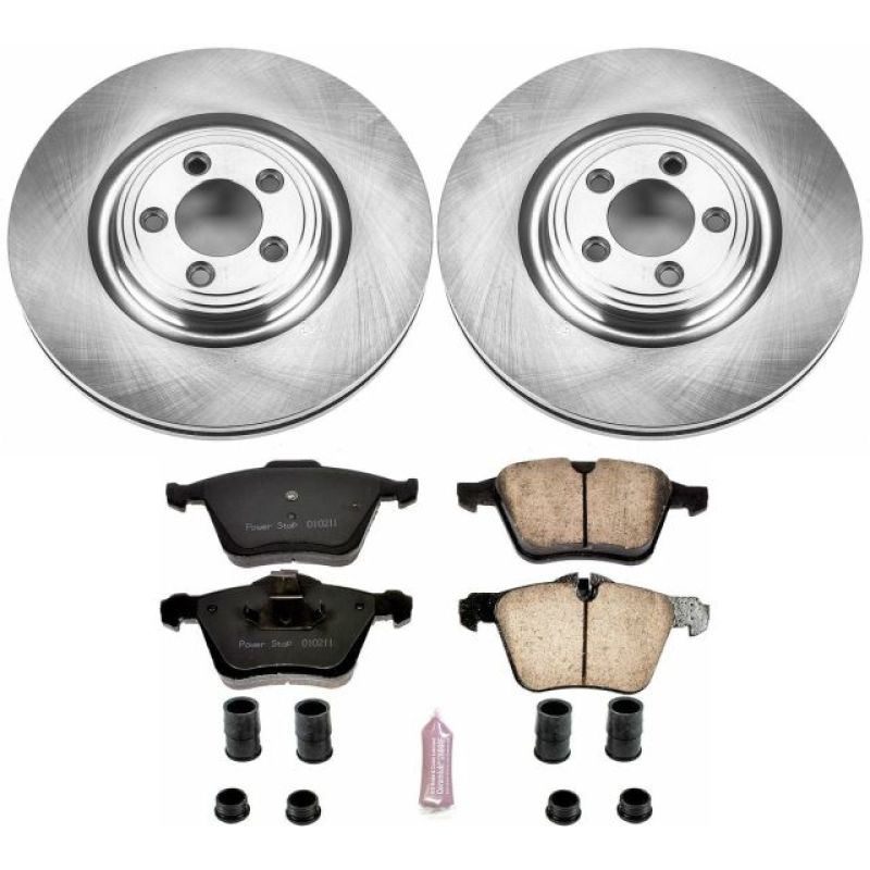 Power Stop 07-08 Jaguar S-Type Front Autospecialty Brake Kit Brake Kits - OE PowerStop