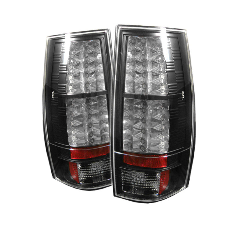 Spyder Chevy Suburban/GMC Yukon/Yukon Denali 07-14 LED Tail Lights Blk ALT-YD-CSUB07-LED-BK Tail Lights SPYDER