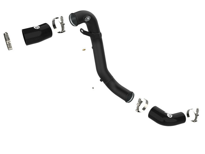 aFe Kia Stinger 18-22 V6-3.3L (tt) BladeRunner Cold Charge Pipe- Black Intercoolers aFe
