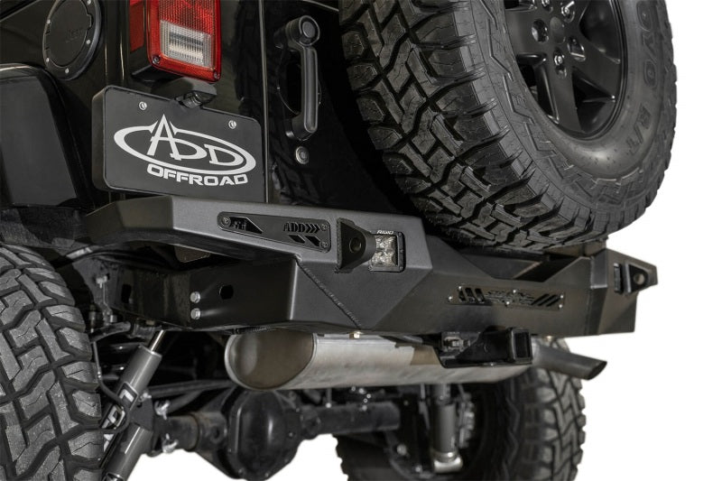 Addictive Desert Designs 17-18 Jeep JK Stealth Fighter HD Rear Bumper Bumpers - Steel Addictive Desert Designs