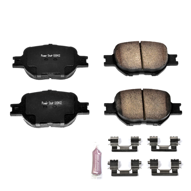 Power Stop 05-10 Scion tC Front Z23 Evolution Sport Brake Pads w/Hardware Brake Pads - Performance PowerStop