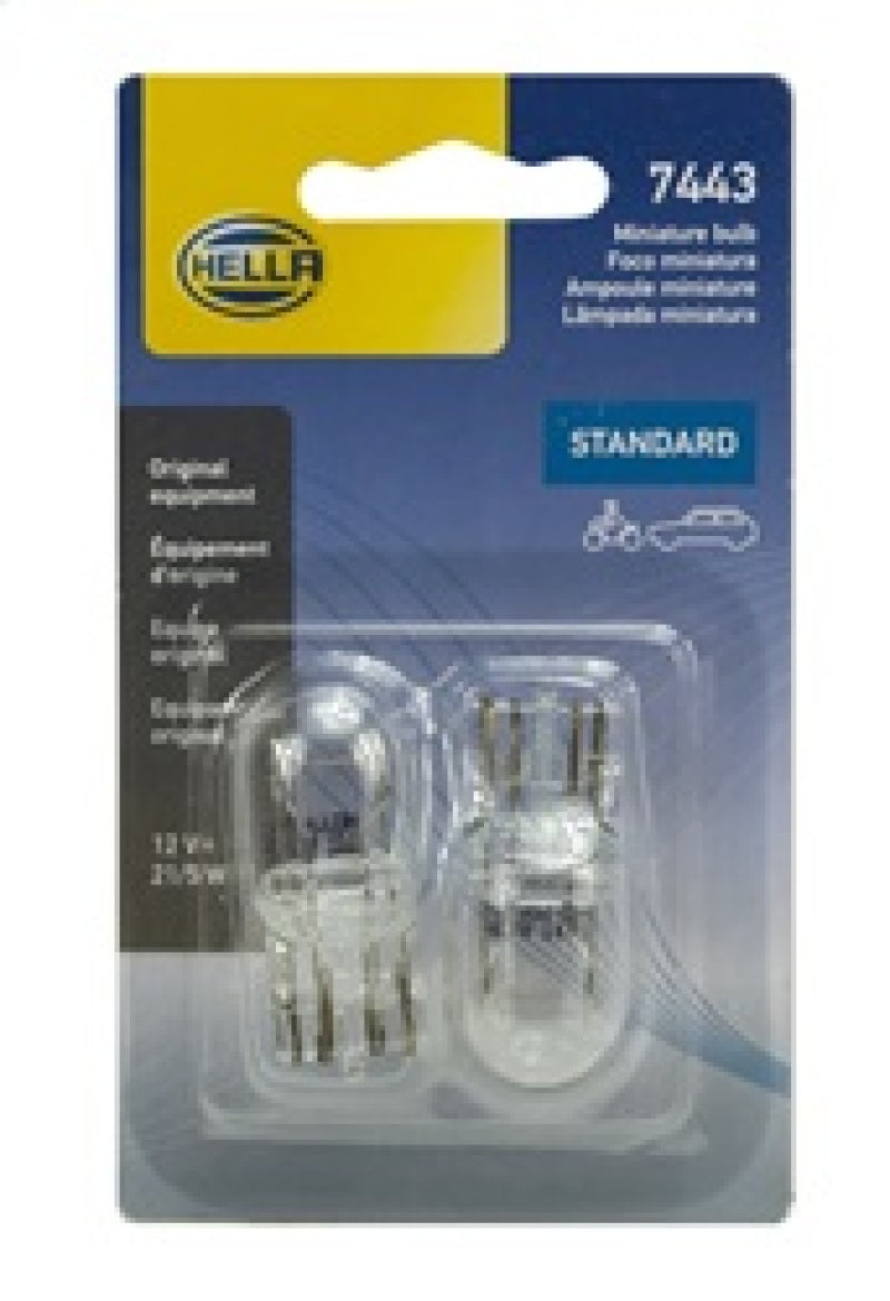 Hella Bulb 7443 12V 21/5W W3X16Q T65 (2) Bulbs Hella