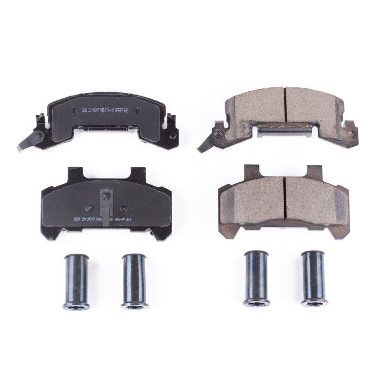 Power Stop 82-89 Buick Skyhawk Front Z17 Evolution Ceramic Brake Pads w/Hardware Brake Pads - OE PowerStop