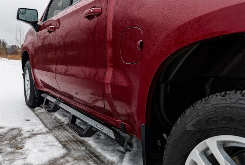 N-Fab EPYX 2019 Dodge RAM 2500/3500 Crew Cab All Beds Gas/Diesel - Cab Length - Tex. Black Side Steps N-Fab