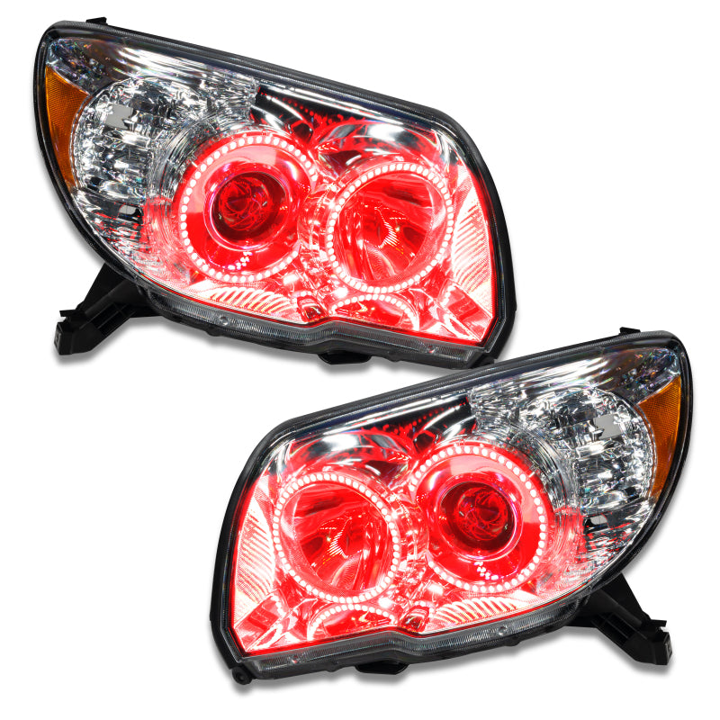 Oracle Lighting 06-09 Toyota 4-Runner Pre-Assembled LED Halo Headlights -Red Headlights ORACLE Lighting